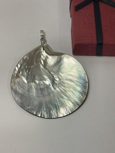 Colgante Nacar montado en Plata-1378001