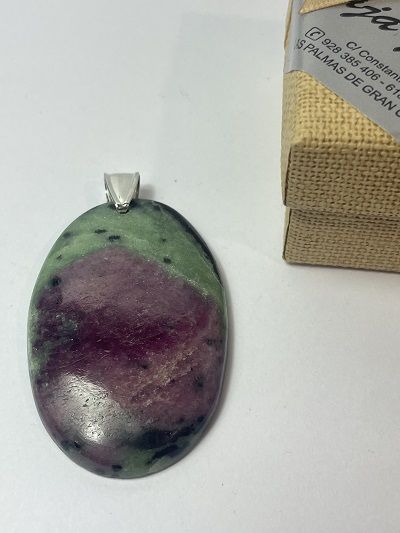 Colgante Rubí en Zoisita Tanzania-2328003